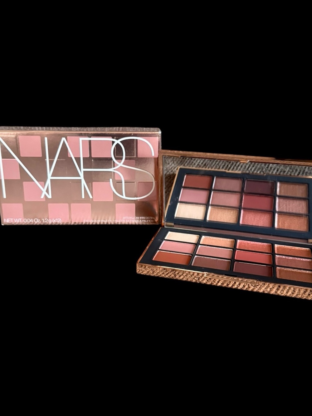 NARS AFTERGLOW Irresistible Eyeshadow Palette  1.2 g./0.04OZ (×12)